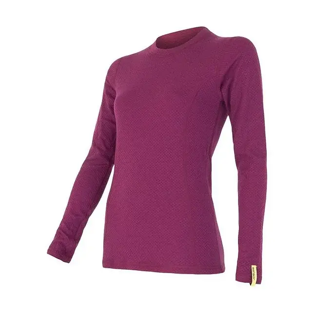 Sensor Damen-Funktions-Langarmshirt Sensor Merino DF lilla