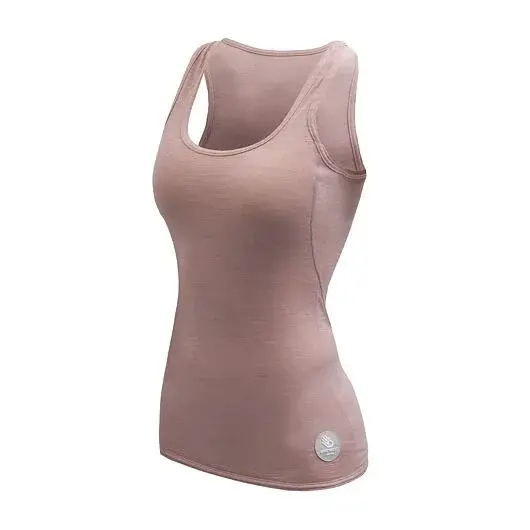 Sensor Damen-T-Shirt Sensor Merino Air ärmellos dusty pink