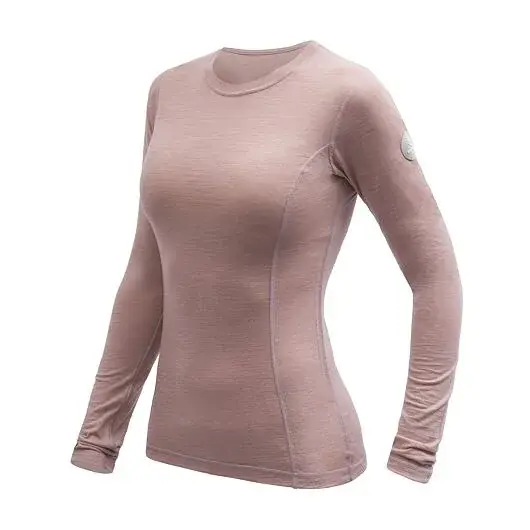 Sensor Damen-Langarmshirt Sensor Merino Air dusty pink