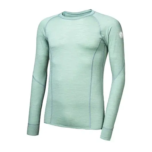 Sensor Herren-Langarmshirt Sensor Merino Air basil green