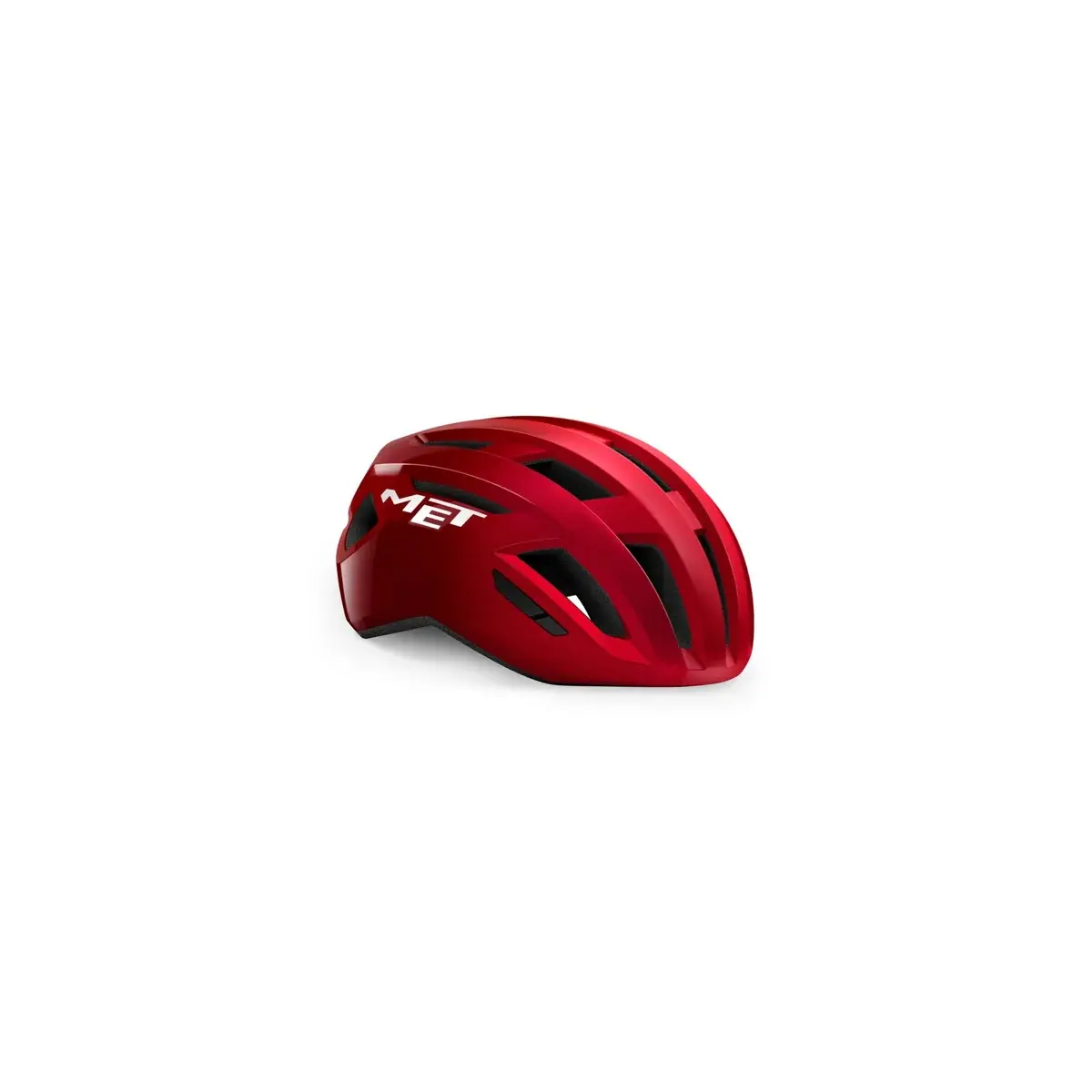 MET Rennradhelm MET Vinci MIPS rot Metallic glänzend
