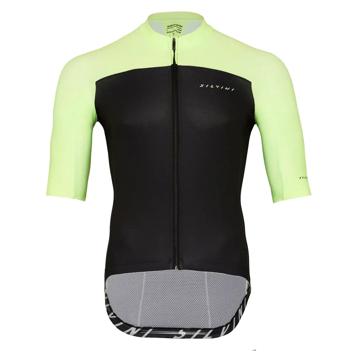 Herrentrikot Silvini MD1604 Stelvio green-grey