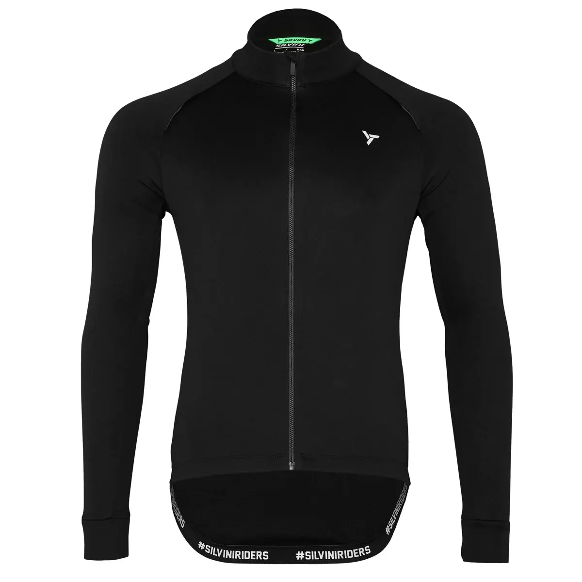 Herrentrikot Silvini MD2207 Leverono black-cloud