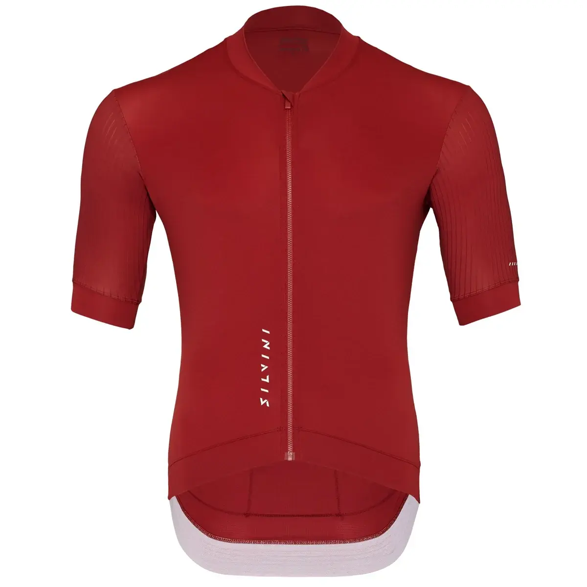 Herrentrikot Silvini MD2401 Trafoi merlot-cloud