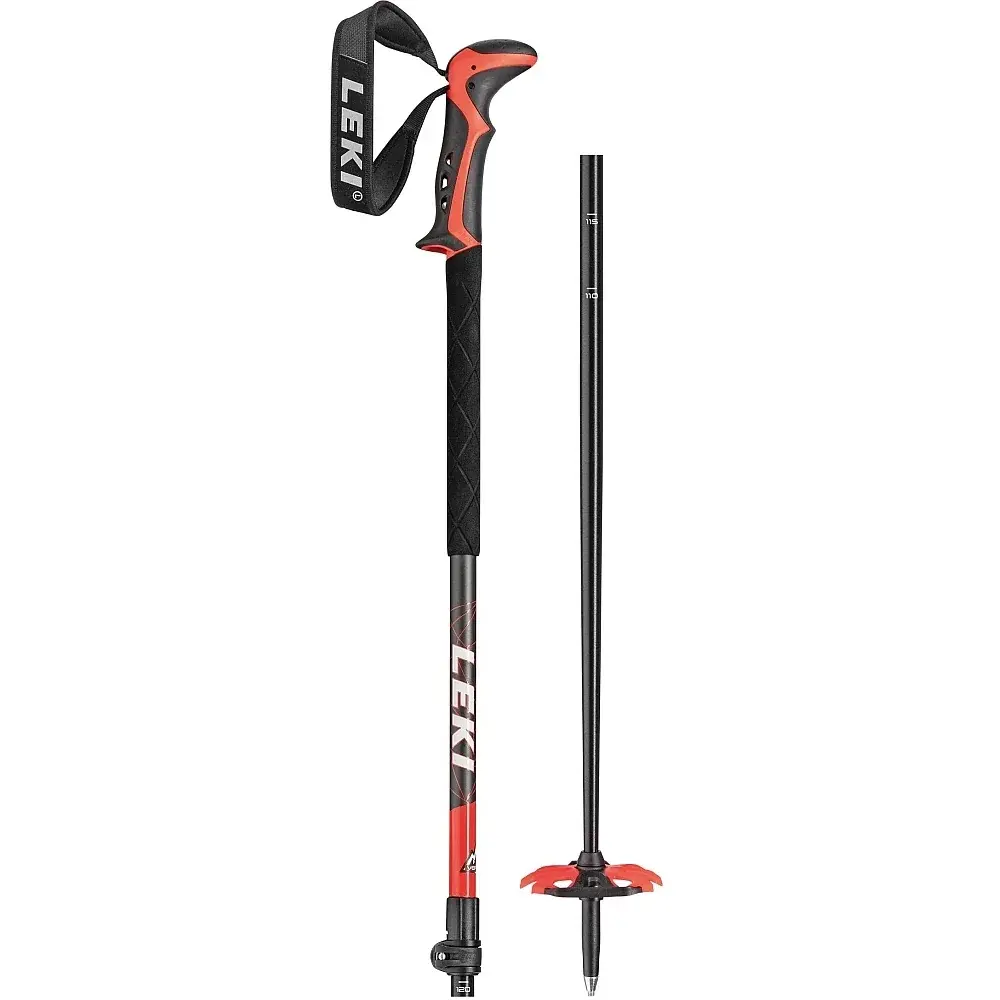 Leki Skitourenstöcke Leki Haute Route 2 dark anthracite-dark red-black 110-150cm