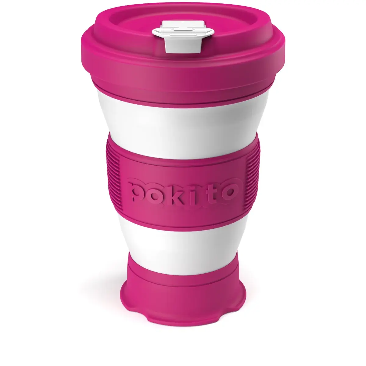 Pokito Faltbecher Pokito 3v1 475ml himbeerrot
