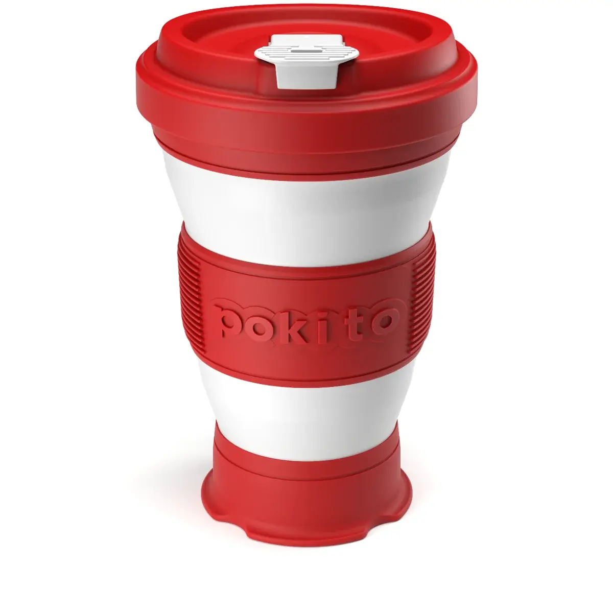 Pokito Faltbecher Pokito 3v1 475ml kirschrot