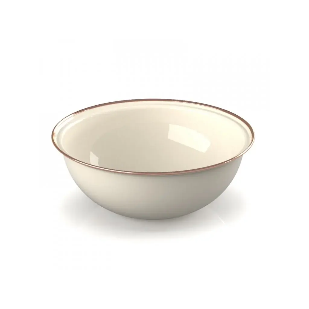 Smaltová miska GSI Mesa Plate cream