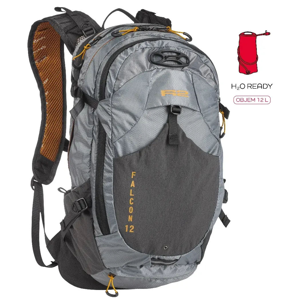 R2 Sportrucksack R2 FALCON grau, senfgelb ATBP05B