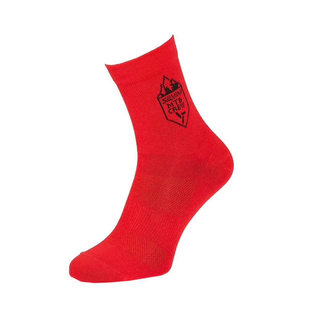 Silvini Mittelhohe Radsocken Silvini Bevera red-merlot