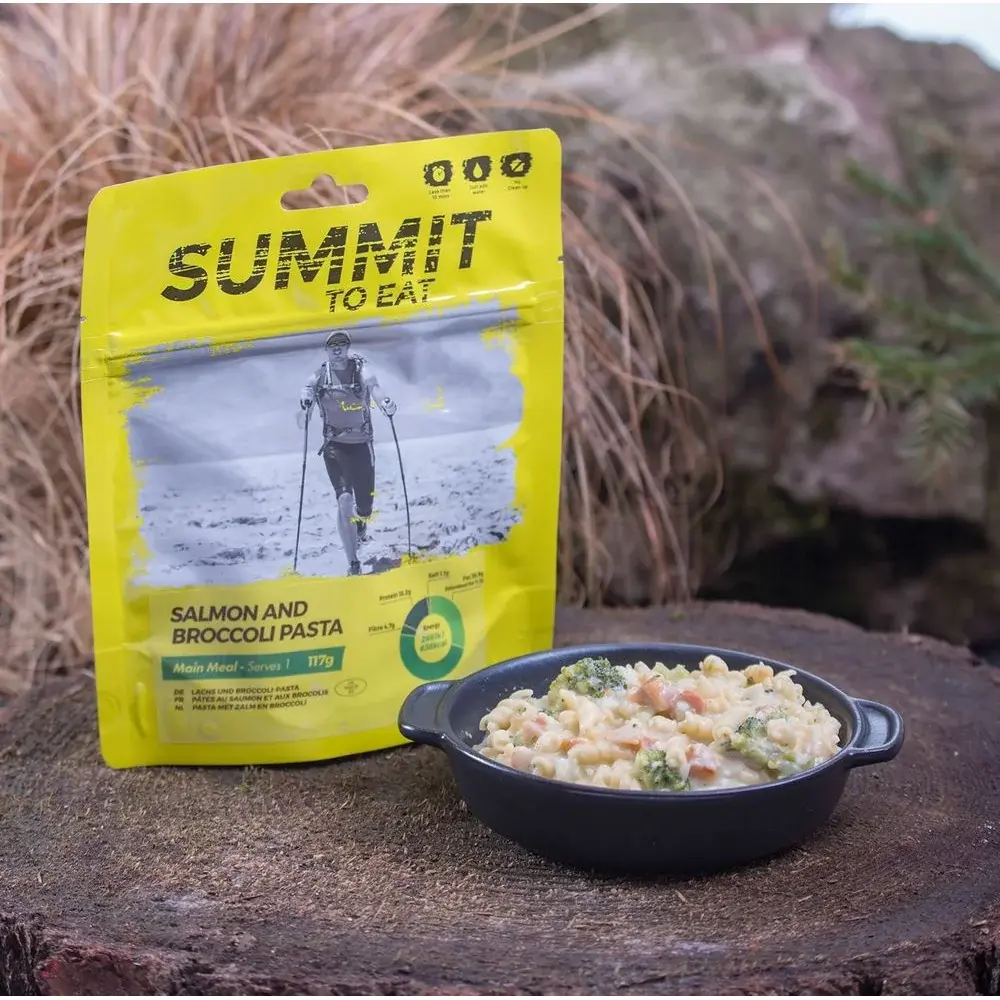 Summit To Eat Lachs mit Pasta und Brokkoli Summit To Eat