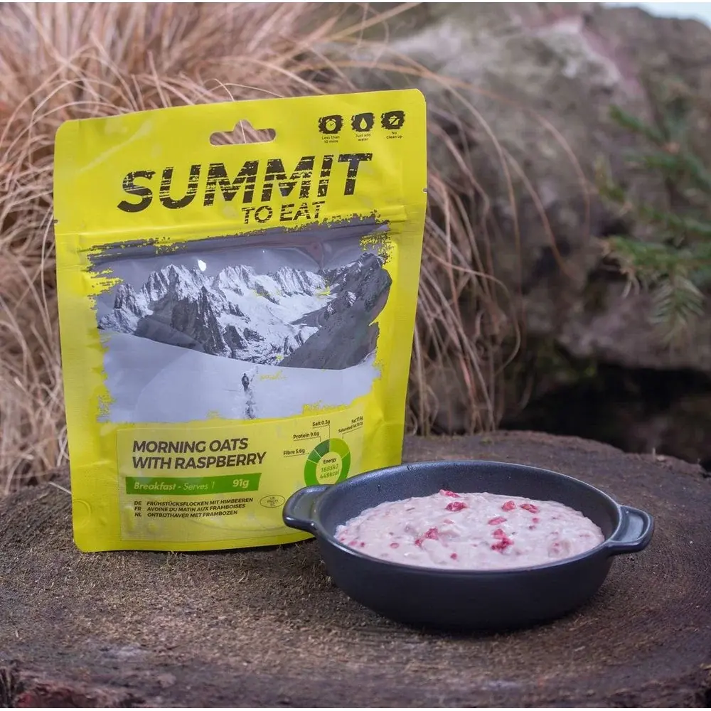 Summit To Eat Haferbrei mit Himbeeren Summit To Eat