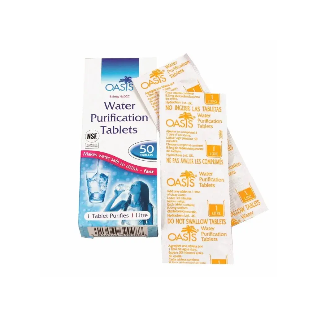 HIGHLANDER Wasseraufbereitungstabletten HIGHLANDER Oasis 8,5mg NaDCC 50 tablet