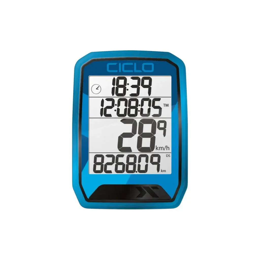 Tachometr Ciclo sport Protos 113 drátový modrý