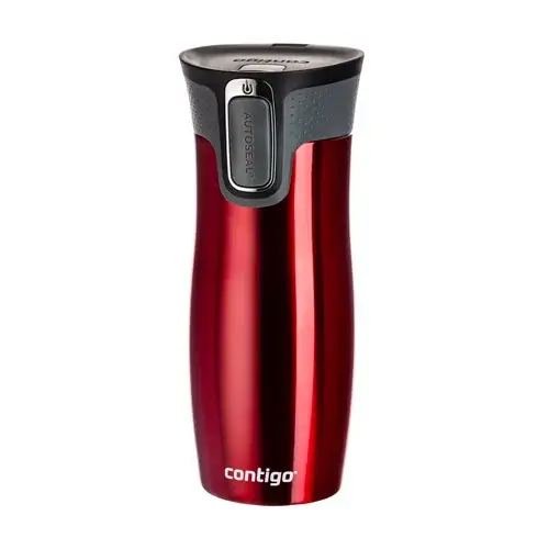 Contigo Thermosflasche Contigo Autoseal West Loop 470ml rot