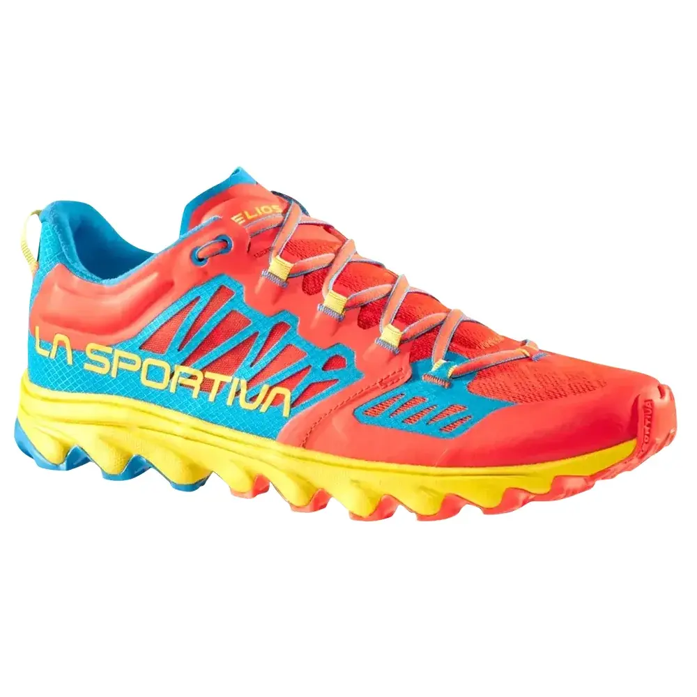 Trailové boty La Sportiva Helios III Cherry Tomato/Tropic Blue