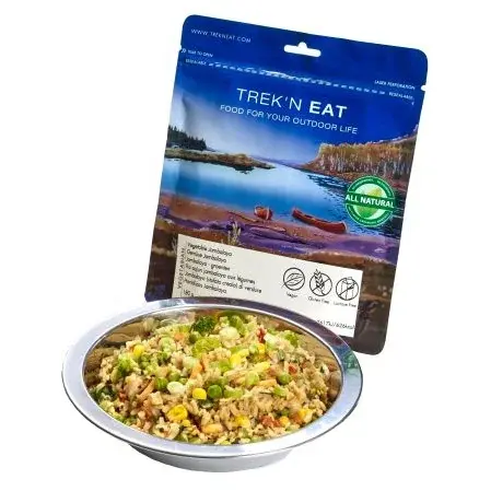 Trek´n Eat Trekkingnahrung Trek´n Eat Kreolische jambalaya mit Gemüse (GLUTENFREI, Laktosefrei) 180g