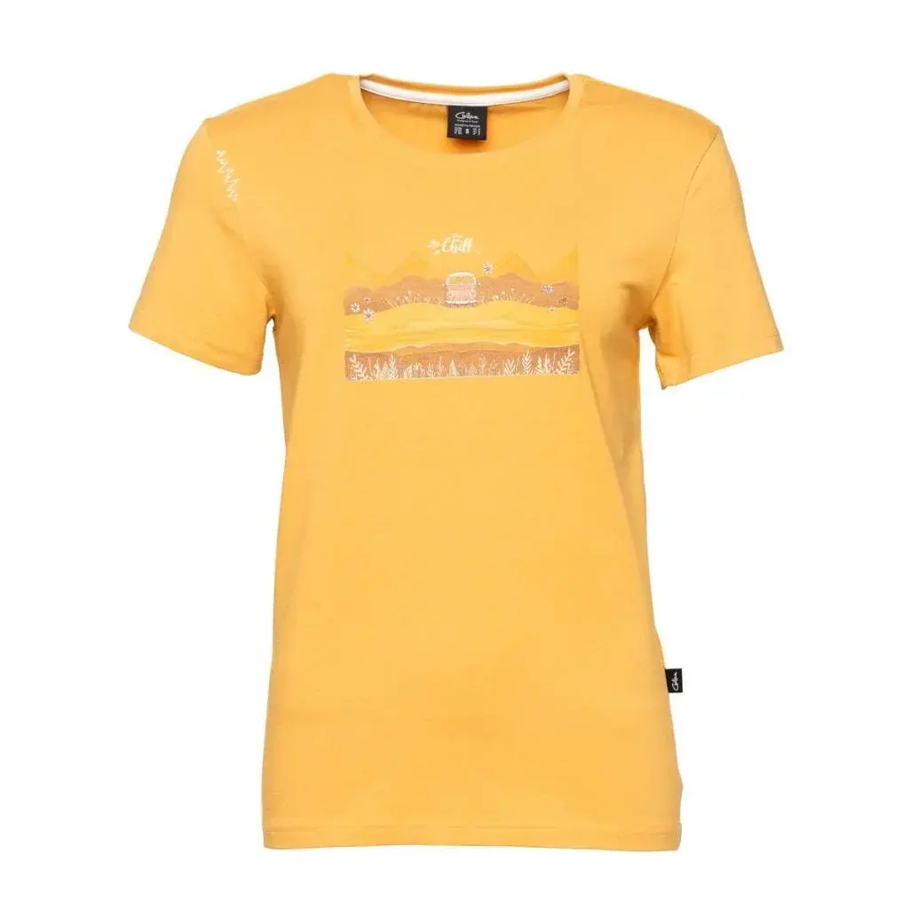 Chillaz T-Shirt Chillaz Iseo Time To Chill ochre