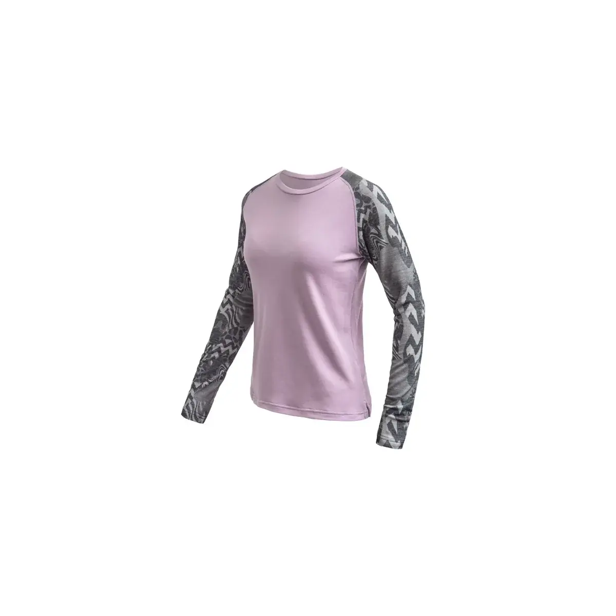 Sensor T-Shirt Sensor MERINO BLEND IMPRESS mystic violet/zebra