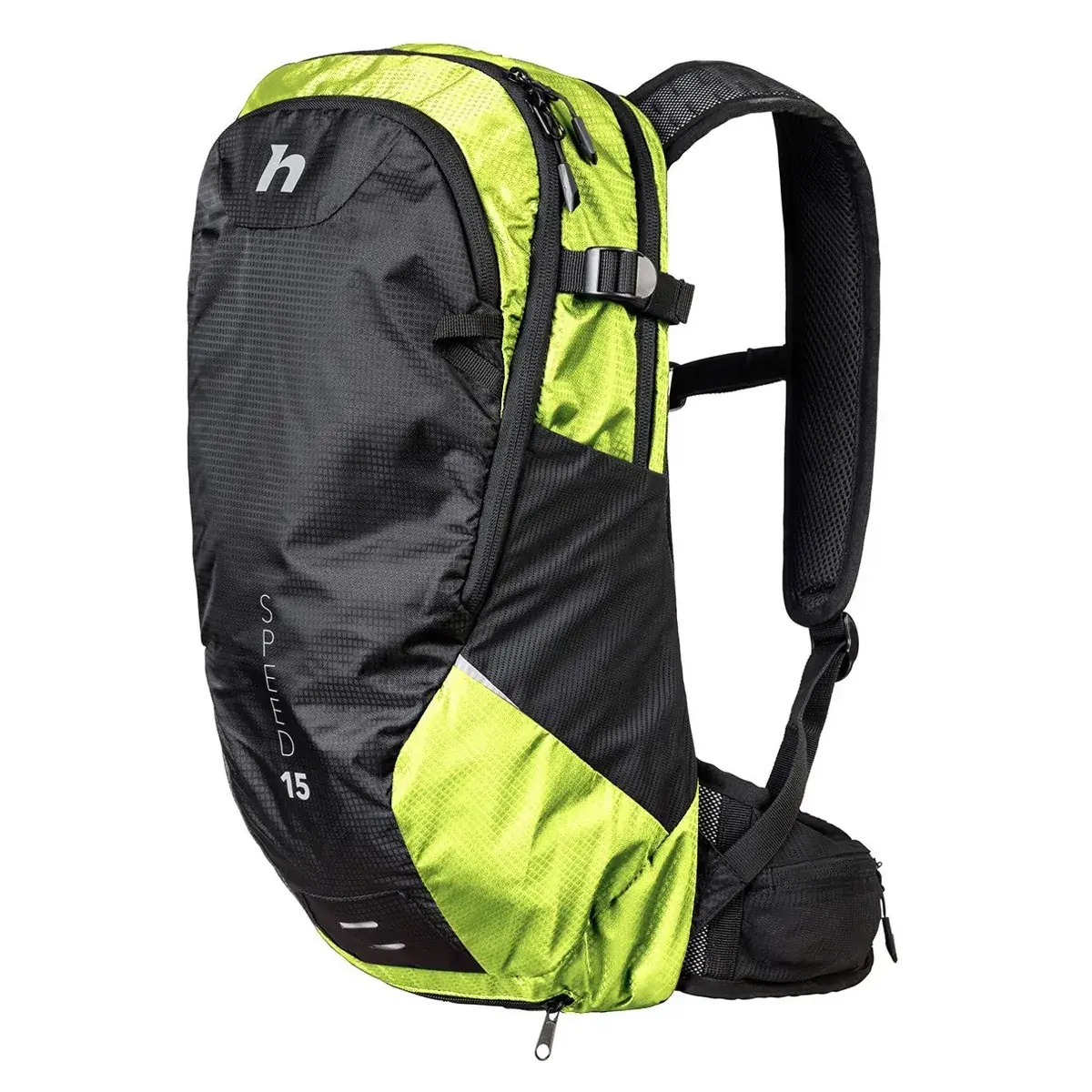 Turistický batoh Hannah Speed 15L Anthracite/green II