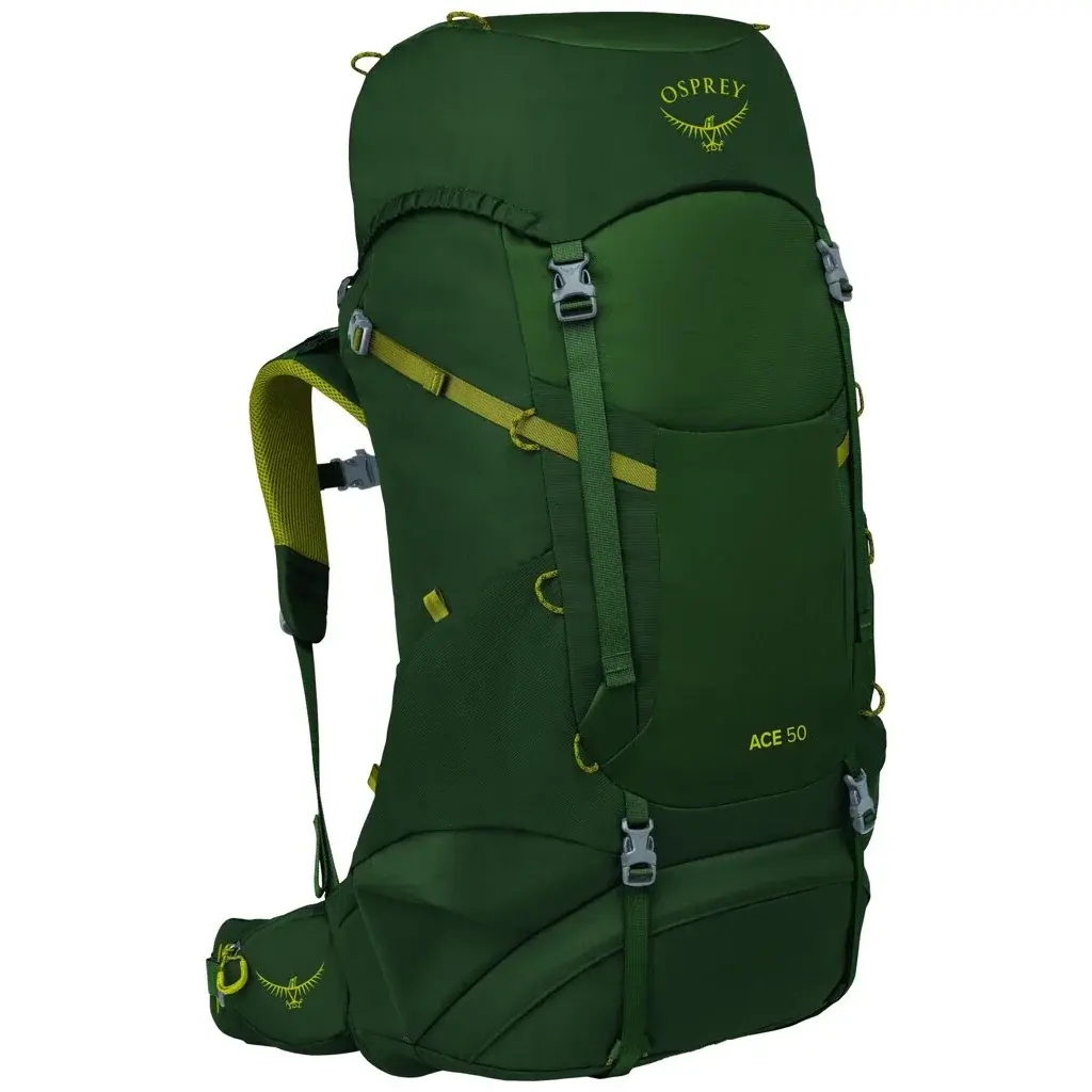Kinderrucksack Osprey Ace 50L green canopy/matcha green