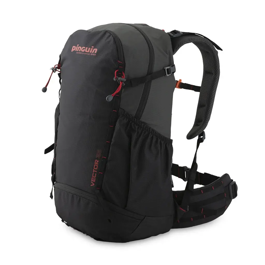 Turistický batoh Pinguin Vector 35L Black