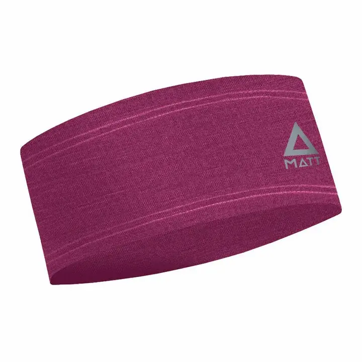 MATT Unisex-Stirnband MATT Merino Headband Uni aubergine