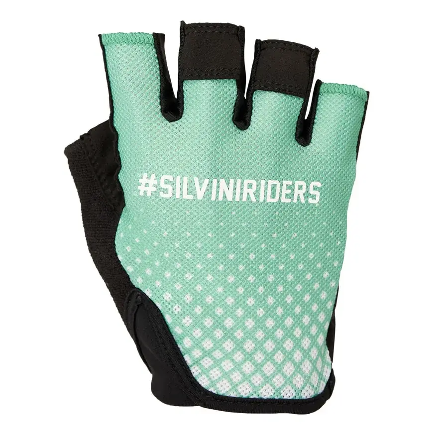 Unisex-Fahrradhandschuhe Silvini Varena ocean-cloud