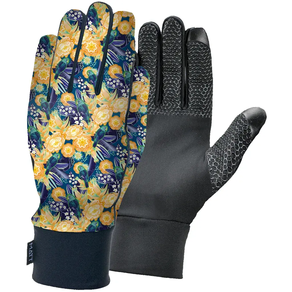 MATT Unisex-Handschuhe MATT C. Estrada Inner Touch tropical parrot