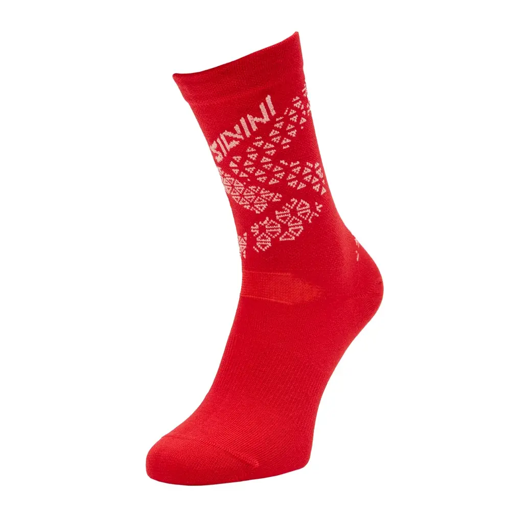 Silvini Hohe Radsocken Silvini Bardiga ruby-pink